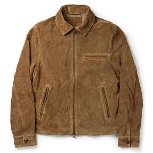 The Wyatt Jacket in Cognac Suede